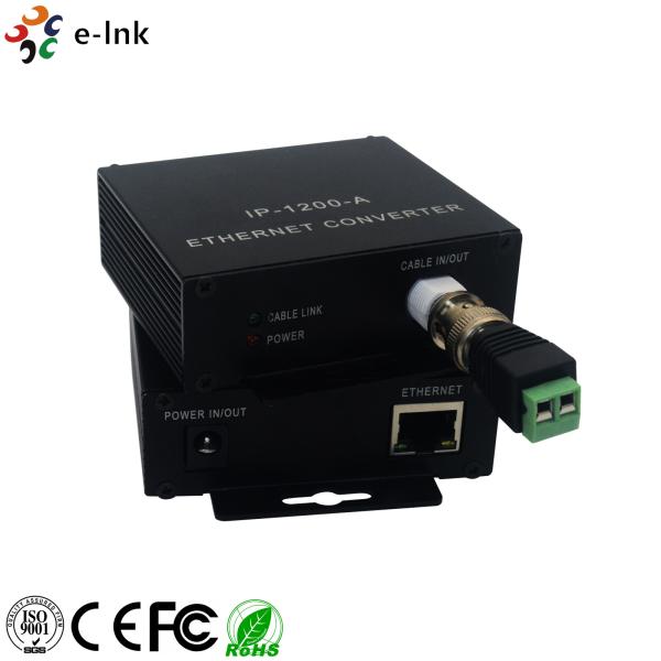 2 Wire Transceiver Ethernet Over Coax Converter Anti Interference Surge