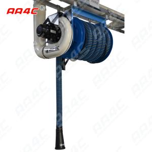China AA4C car exhaust extracting system auto vehicle exhaust manual fixed tumbler hose reel with fans control customize size on sale
