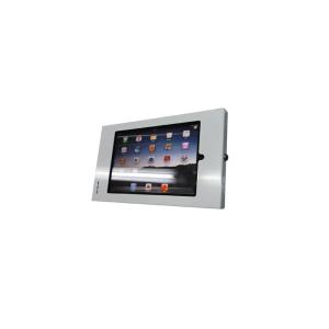 Sturdy Metal Enclosure Ipad Kiosk Stand Powder Coated Finish With Camera Exposed