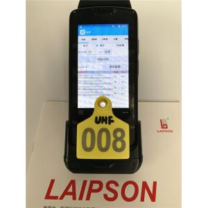 5m Reading Range Reusable Tpu Uhf Ear Tag , Cow Ear Tags With Dairy System