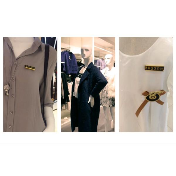 Digital Metal Plate Display Stand / Jewelry Pricing Cube In Black Silvery And Gold