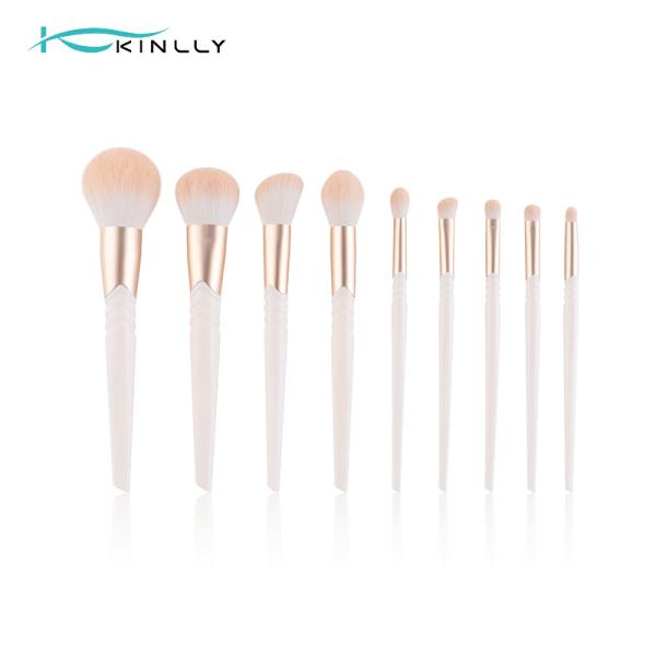 Quality 9Pcs Makeup Brushes Gift Set Premium Synthetic Foundation Travel Use wholesale