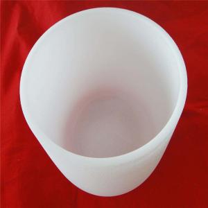 Lab Use Translucent Silica Crucible In Customized Size ISO Approval