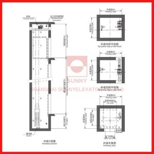 Comfortable High Speed Elevator Energy Saving Quiet For Home / Villa