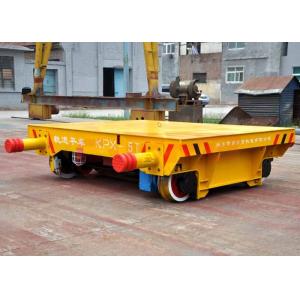 Steel Cast Wheel Material Transfer Trolley , Self - Propelled Motorized Material