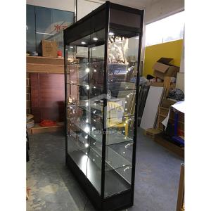 Lockable 8mm Tempered Glass Display Showcase Cabinet 120cm Long