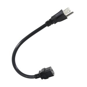 NEMA 5-15P to IEC C19 Power Cord 14AWG for Servers and PDUs