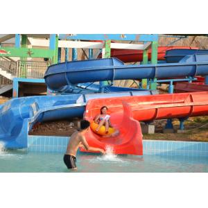 Popular Dual Tracks Open Close Style FRP Body Custom Water Slides