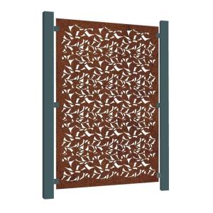 Corten Privacy Panels Metal Garden Fence Panel For Garden Park