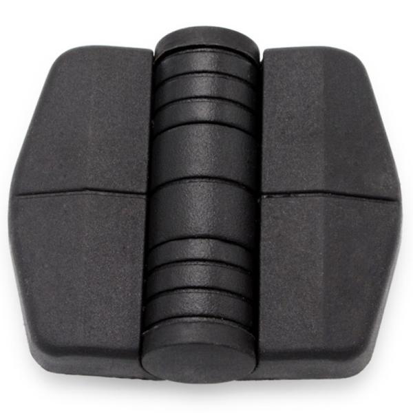Quality Plastic Butterfly Door Hinges Black Rotate 90 Degrees wholesale