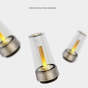 Music Playing Bluetooth Speaker Lamp BT4.2 Flame Atmosphere Speaker