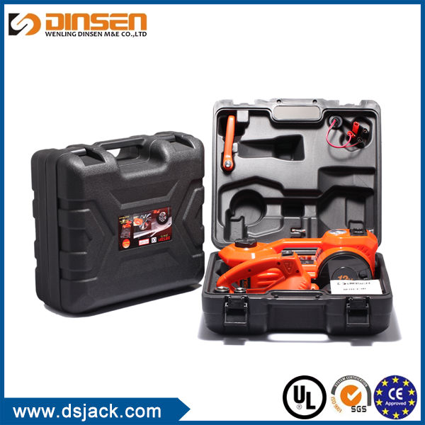 DC 12v Electric Hydraulic Jack Kit 360mm Max Height 3 In 1 Tool Kit