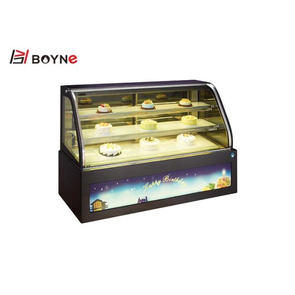 Quality Upright Bench Top Fan Cooling Commercial Cake Display Fridge For Bakery Shop wholesale