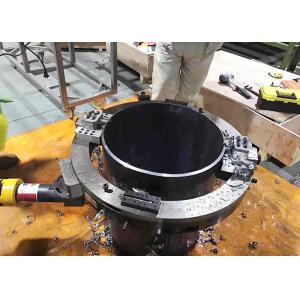 CE Portable Horizontal Pipe Cutting And Beveling Equipment Split Frame