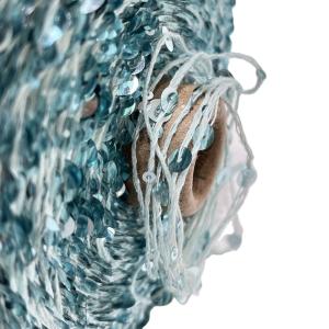 Cheap Customized 1/2.3NM Sequin Yarn Crochet Cotton Blended Yarn 55% Cotton 45% Polyester for sale