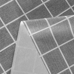 Gray Plaid Plastic Coffee Table Cloth Cover Disposable Table Cloths That Look