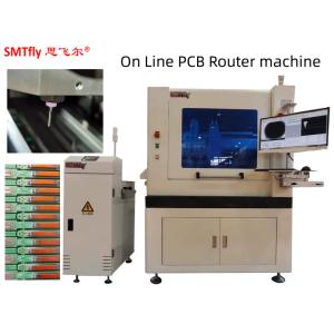 Cheap Inline PCB Router Machine 0.5mm Thickness CNC Spindle Printed Circuit Board 60000rpm for sale