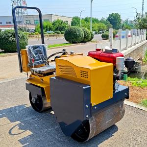 Hot Sale Small Compactor Roller Vibratory Compactor Double Drum Roller Mini Road