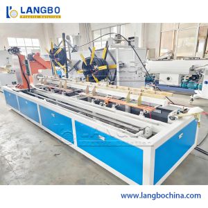 PVC Water Pipe Slotting Machine Tube Grooving Machine Plastic Extrusion Line