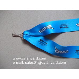 V shape sublimation ribbon for medal, V sublimated lanyard to medals