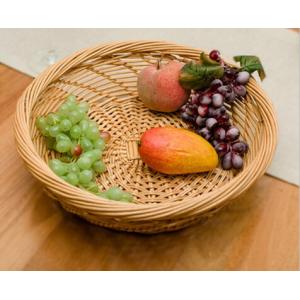Wicker fruit basket willow bread basket water cleaning round shape customized