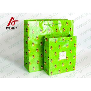 B LOGO Priting Funny Christmas Paper Bags For Gift 42 X 15 X 25cm Size