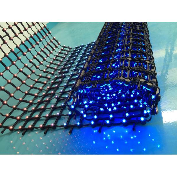 transparent slim Flexible led display, outdoor display led curtain display mesh