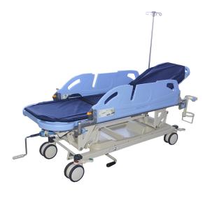 China 2160MM 89cm Hydraulic Patient Transfer Trolley Emergency Ward Cart on sale
