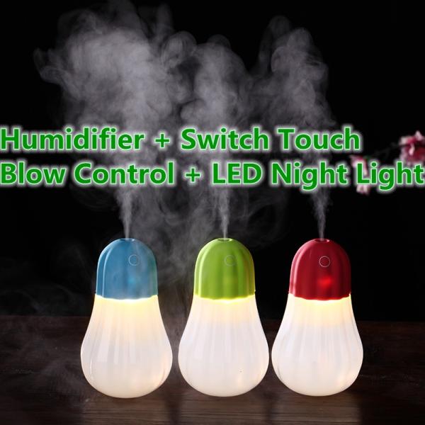 USB Portable Blowing Control and Touch switch Type Mistorizer Pumpkin Humidifier