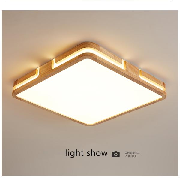 Wood Led Ceiling Lights For Living Room Bedroom Kitchen Ceiling Lamp(WH-WA-59)