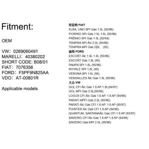 Zinc Idle Speed Motor 0269060491 , Auto Spare Parts Idle Air Control Valve