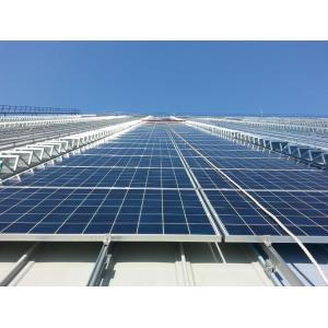 Waterproof Solar Panel Pole Mount , Solar Mounting Rack Elegant Appearance