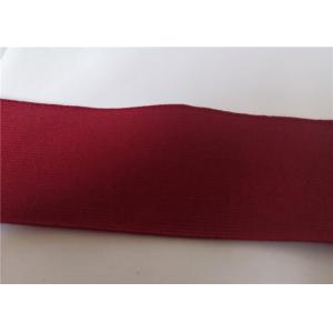Buy cheap 5 Cm Red Soft Custom Printed Polyester Webbing Knitted Different Colors from wholesalers