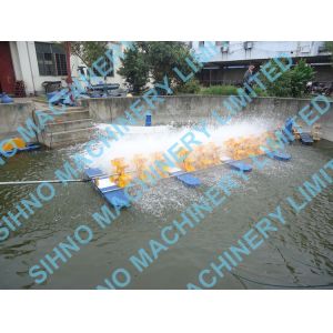 10 Impellers Long Arm Diesel Engine Paddle Wheel Aerator，Multi-impellers aerator