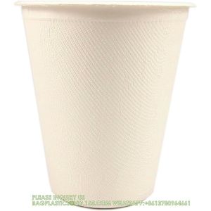 16 oz Biodegradable Disposable Drinking Coffee Cups, Eco Friendly Premium Party