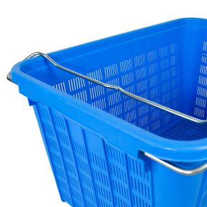 Customized Color Plastic Storage Basket for Easy Vegetable Transport and Storage