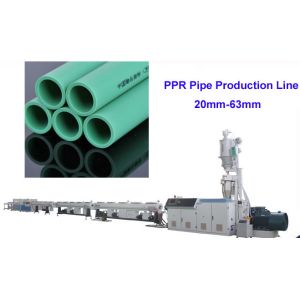 PPR Plastic Pipe Making Machine Automatic Cold / Hot Water Pipes Production