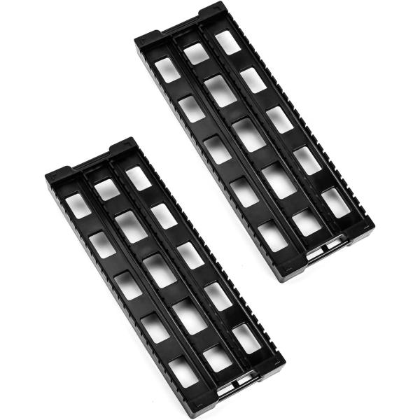 Antistatic ESD Circulation Rack Shelf Black Plastic PCB Rack, 25 Slot Storage