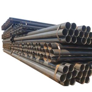 ISO9001 Certified Carbon Steel Round Welded Pipe for Large Diameter Construction