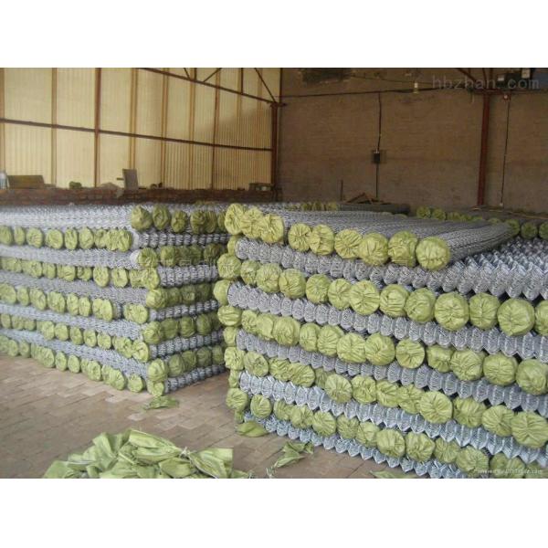 Rodent Proofing 3.0mm-4.00mm Cyclone Chain Wire Fencing With Top Barbed Wire