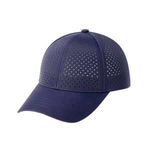 Wholesale Custom Laser Cut Hole Gorras 6 Panel Perforated Golf Hat Custom Logo