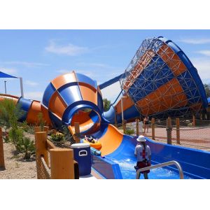 Beautiful Tornado Water Slide Maximum Speed 12.7m/S With 2.6m Slide Wide