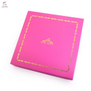 Printed Cardboard Boxes with Lid | Customized Gold Foil Personalised Packaging