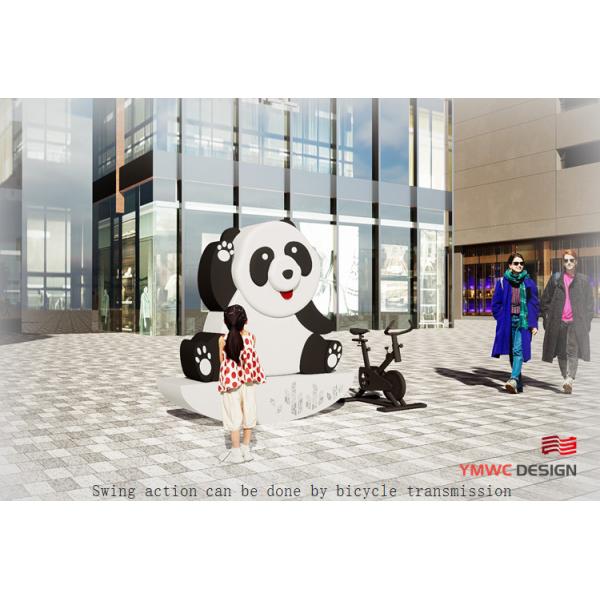 Parent-Child Interactive Installation for Metal Outdoor Sculpture in Commercial Square