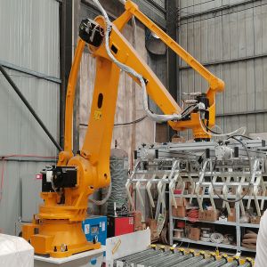 4 Axis Automatic Robotic Palletizer Lime Powder Palletizing Robot