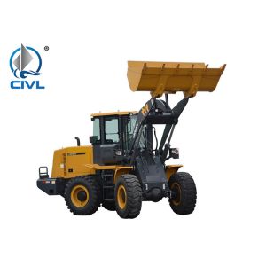 OEM XCMG Backhoe Wheel Loader , Construction Wheeled Front End Loader