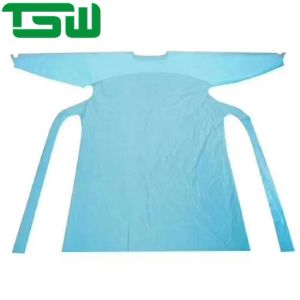 Waterproof Disposable CPE Gowns 120x110cm For Particle Isolation