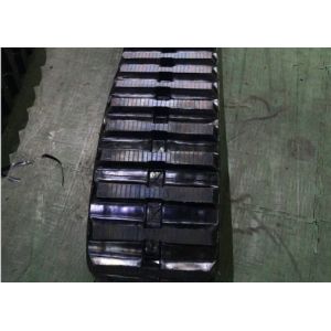 China 56 Links 280mm Wide Excavator Rubber Tracks Jointless Black Color on sale