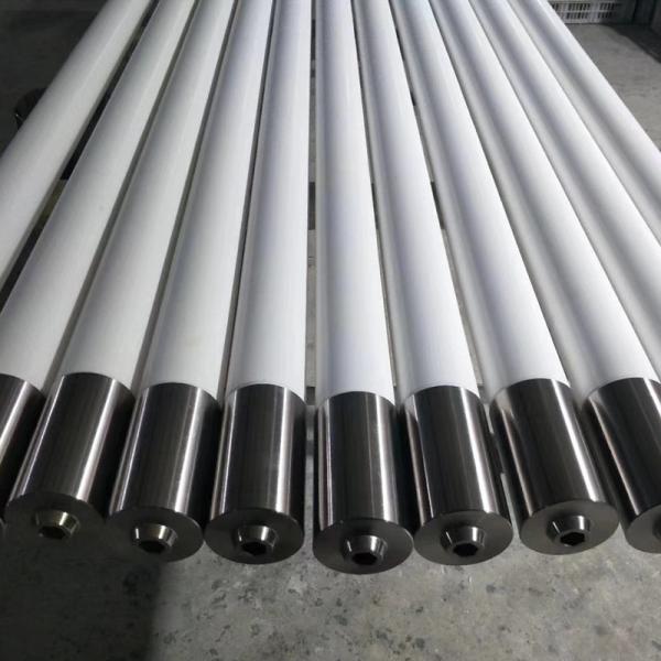 Quality industrial Ceramic rollers for the glass tempering and processing kiln oven wholesale