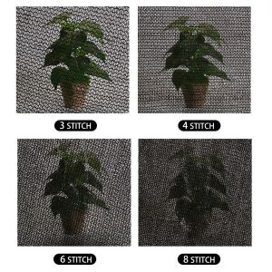 Agricultural greenhouse balcony sunshade courtyard roof shading encrypted black